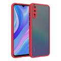 For Huawei Y9s - High Quality Matte PC Back Soft TPU Frame Shockproof Color Button with Camera Protection Lens Protection Camera Protective Back Cover Case For Huawei Y9s. 