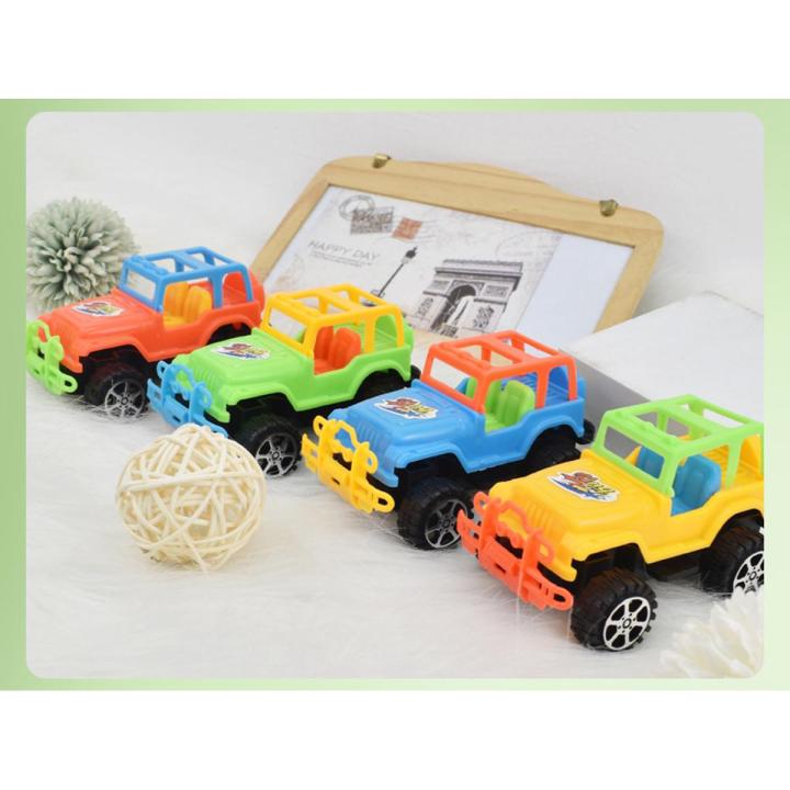 4 Pcs Set - Classic Luxury Pullback Jeep Vehicle Toys For Kids