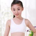 White Bidi Midi Bra for Girls and Teenagers - Soft Cotton, Comfortable, Machine Stitched. 