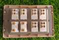 6 Switches+2 Sockets Electric China Fitting Sheet China Switch Board- Metal Series. 