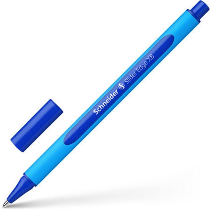 Schneider Slider Edge XB (Made in Germany) Viscoglide® technology for extraordinarily smooth and gliding writing - Ballpoint Pen - rubberised three-sided body for relaxed writing - Ideally suited to drawing and painting projects - Schneider pens