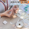 2Pcs Nylon Wire Straightener 3 Rollers Metal Wire Soft Wire Straightener for Jewelry Making, Wire Leader Aluminum Wire Craft. 