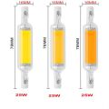 NEW LED R7S 118MM 50W Superbright Powerful Spotlight 78mm118mm AC220V 110V COB Lamp Bulb Glass Tube Replace Halogen Lamp Light. 