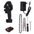 6" Cordless Rechargeable Electric  Chainsaw Wood Mini Cutter 550W One-Hand Saw Woodworking WITH Box. 
