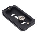 Quick Release Camera Mounting Plate Compatible Universal Camera Quick Release Plate Lanyard Hole PU 70H CNC Tech for Arca Slot. 