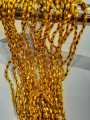 Beads for DIY Crafts. Golden Spacer Cut Cylinder (Jo) Plastic Beads. 6 Strings. Beads, For DIY Jewelry Making, Jewelry, Dress Accessories, Crafts, and Home Décor.. 