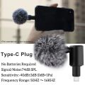 Mini plug-in smartphone microphone, phone microphone, heart-shaped cartridge Typ - #2. 