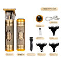 3-In-1 Vintage Grooming Set USB Rechargeable Multi-Functional Hair Clipper, Shaver, And Nose Trimmer For Men. 