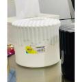 Aroni Plastic Round Shape Tissue box / Tissue Organizer / Tissue Holder / Napkin Holder / Tissue Role Holder Box. 