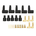 Spark Plug Coil Boot, Wear Resistant Exquisite Manufacturing Rubber Plug Wire Boot for 6-10mm Wires. 