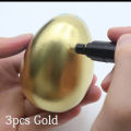 Chrome Paint Marker Reflective Liquid Mirror Paint Pens Golden Silvery Ink 2mm Writing Tip For Model Metal Wood Plastic Stone. 