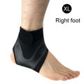 【ALLGOOD】left / right foot cuff ankle protection sleeve support socks compression anti sprain heel cover. 