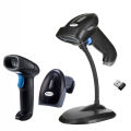 SpeedX 2D Wireless Barcode Scanner Model: 8700 - 2.4Ghz Barcode QR Code Reader with Stand & Receiver. 