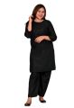 2pcs Plain Black Dress - Black 2-piece suit for women, Muharram Ul Haram Black Suit - Stitched Black 2 Piece Dress Suit for Woman, ladies & Girls - Ideal for Muharram days use by Umer Garments | Dress For Girls. 