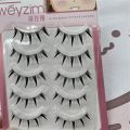 5 Pairs Japanese Cosplay False Eyelashes 5 Pairs Pack Dramatic Thick Fake Eyelashes Extensions Faux Mink Manga Anime Lashes for Women Girls. 
