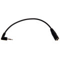 2.5mm To 3.5mm Audio Adapter-1 X  jack Adapter-black. 