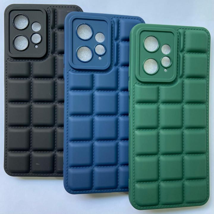 Redmi Note 12 4G - High-Quality Silicone Bubble Back Cover for Extra Cushioning and Stylish Look