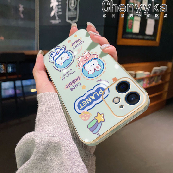 Chenyyka%20For%20vivo%20V17%20V19%20Neo%20V19(Indonesia)%20Case%20Cartoon%20Cute%20Bear%20Rabbit%20Luxury%20Plating%20Phone%20Cases%20Square%20Edge%20Pattern%20Design%20Plated%20Shell%20Camera%20Lens%20Shockproof%20Protection%20Cover%20-%20Image%204