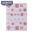 Green forest Nail Art Sticker Flower Design Embossed Slider 5D Nail Decal. 