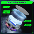 S6 Magnetic Semiconductor Phone Cooler Mobile Cooling Fan Phone Radiator Fan Portable Mobile Phone Cooling Fan Game Cooler For Tablet & Phones For PUBG Phone Cooler System Heat Sink Controller. 