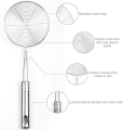 Stainless Steel Food Frying Oil Filter Pot Fry Strainer Deep Fryer (14cm). 