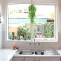 BRADOO-2 Pcs Artificial Hang Ferns Plants Vine Ivy Boston Fern Hang Plant Outdoor UV Resistant Plastic Plants. 