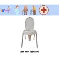 Toilet Commode Chair Seat With Four Non Skid Strong Legs. 