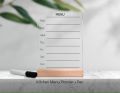 Kitchen Menu Planner, Weekly Menu Stand. 