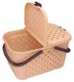 MEDIUM Plastic Mighty basket / Baby basket / storage basket with lid. 