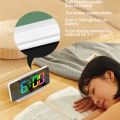 LED Digital Alarm Clock,Large Number,Bold Digit,Snooze,Adjustable Volume,Easy Operation,for Bedroom,Desk White. 