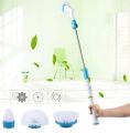 New Electric Spin Scrubber Turbo Scrub Cleaning Brush Wireless Rechargeable Bathroom Cleaner with Extension Handle Adaptive Brush long handle brush. 