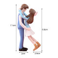 Childrenworld Lover Sculpture Cute Bedroom Desktop Hugging Couple Ornament Home Decor. 