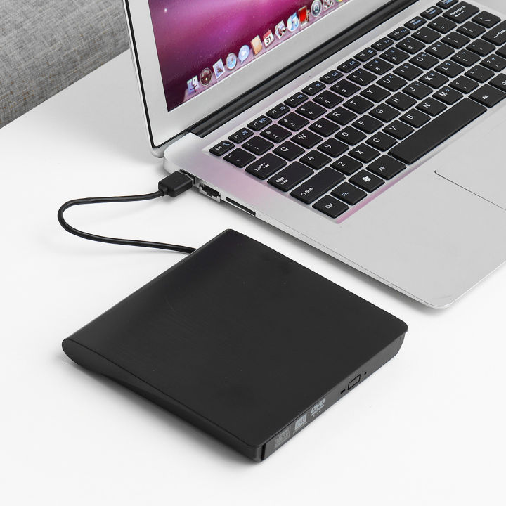 Super Slim Drive Portable Interface Drive USB 3.0 DVD RW Drive - Silver