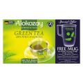 IMPORTED ALOKOZAY GREEN TEA - 100 TEA BAGS + FREE MUG (DUBAI PRODUCT) LIMITED EDITION. 