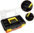 Household maintenance tool portable electrician box multifunctional large industrial grade hardware tool box car storage box Size 12.5 Inch. 