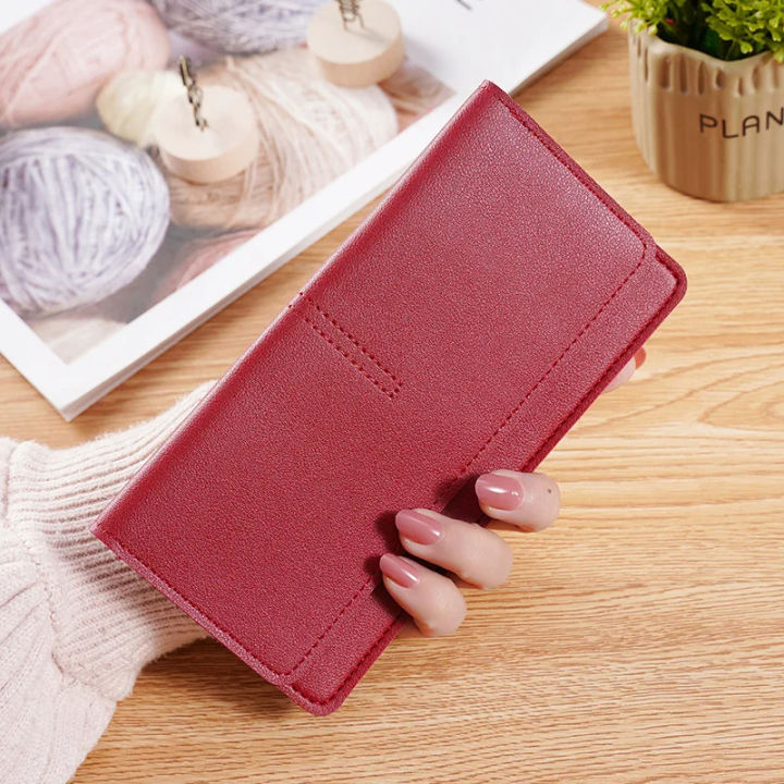 Minimalist%20Slim%20Wallet%20for%20Women%20-%20Compact,%206%20Card%20Slots,%20Button%20Closure,%20PU%20Leather%20-%20Image%203