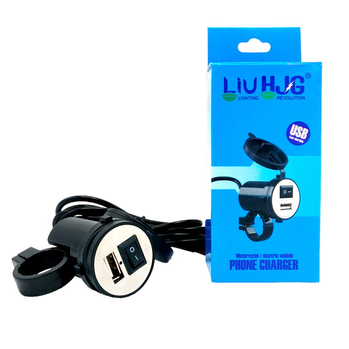 Hjg Motorcycle Phone Charger Motorcycle HJG Mobile Charger USB 12V