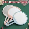 Stand Mirror Women Girls Handheld Vanity Make Up Foldable Hand Mirrors Portable Handle Makeup Cosmetic Beauty Tools Desktop. 