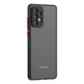 For Samsung Galaxy A52 - High Quality Matte PC Back Soft TPU Frame Shockproof Color Button with Camera Protection Lens Protection Camera Protective Back Cover Case For Samsung Galaxy A52. 