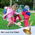 Wooden Handle Bell-1 x hand bell-en & Wood color. 
