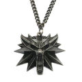 The Witcher 3 Wolf Medallion Necklace Fastness Anti Scratch Viking Head Pendant for Gifts Daily Collocation. 