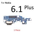 Power Charger Dock USB Charging Port Plug Board Microphone Mic Flex Cable For Nokia 6.1 7 Plus 8.1 8 7.2 7.1 6.2 6 2017 2018 Repair Parts. 