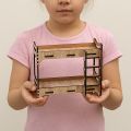 Dubble Bed For Doll | Doll House Furniture For Kids. 