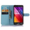 PU Leather Cover For Asus ZenFone 2 Laser ZE500KL Case Flip Magnetic Closure Stand Wallet Phone Casing. 