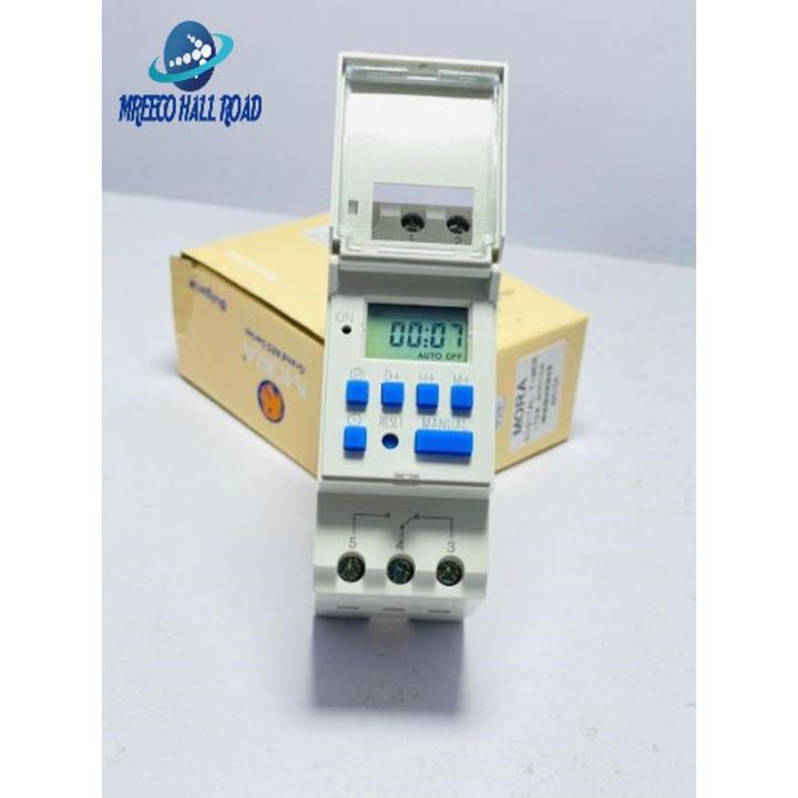 MORA A16 Din Rail Weekly Programmable Electronic Digital Timer Switch
