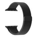 Black | Apple Watch Milanese Magnetic Loop Strap | Stainless Steel Band | 42mm / 44mm / 45mm. 