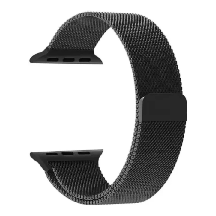 Black%20%7C%20Apple%20Watch%20Milanese%20Magnetic%20Loop%20Strap%20%7C%20Stainless%20Steel%20Band%20%7C%2042mm%20/%2044mm%20/%2045mm%20-%20Image%202
