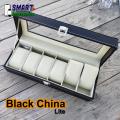 6 Slots High Quality PU Leather Watch Display Storage Box Smart Watch Organizer Box Smart Watch Case. 