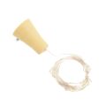 1PCS Solar 2M Cork Shaped 20 LED Night Fairy String Light Warm White. 