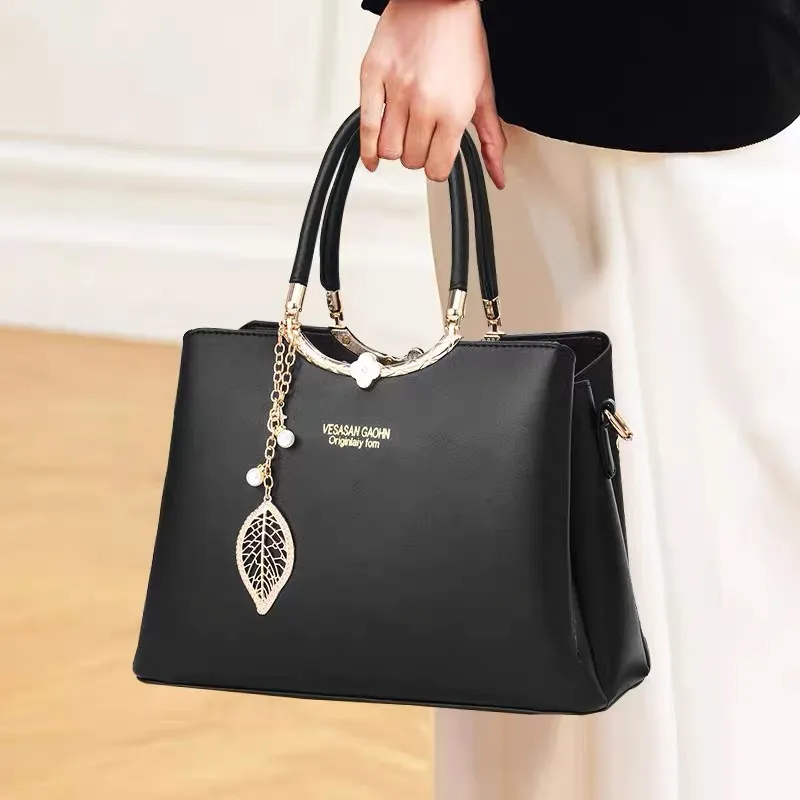 Ladies Handbags New Style Women Bags Good Quality Pure Leather Purse Fashionable Unique Style Top Handle